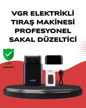 Elektrikli Tıraş Aleti – Hassas Kesim, Kolay Temizlik, Cilt Dostu