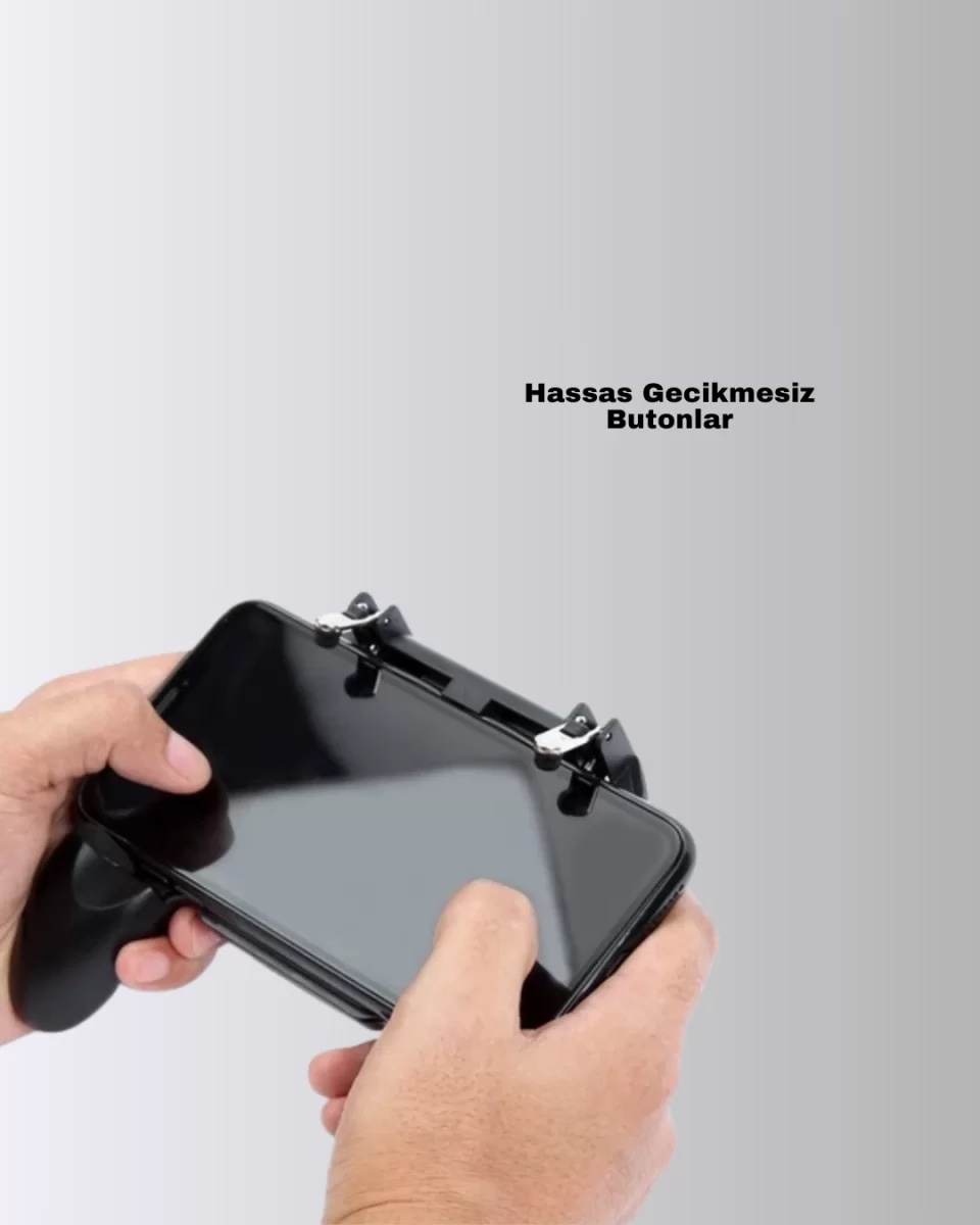 PUBG Mobile Uyumlu Joystick ve Parmak Tetikli Oyun Gamepadi - Görsel 3
