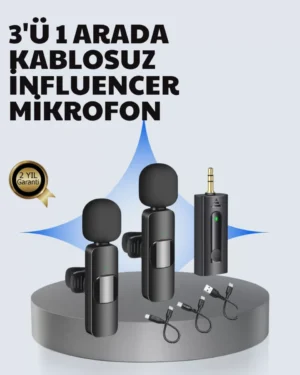 Mobil Uyumlu Mikrofon - Dış Mekân İçin İdeal