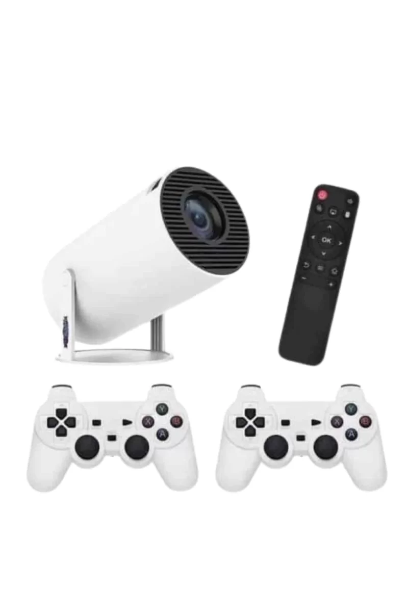 4K Wireless Çift Kollu Kumandalı Oyun Projeksiyonu Retro Video Oyunu - Görsel 3