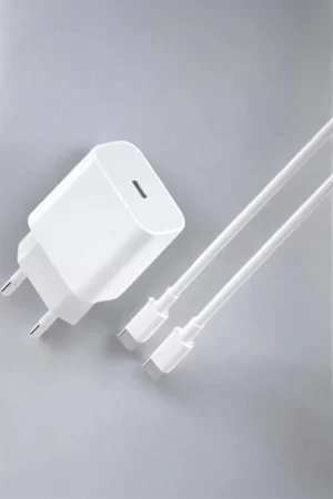 İOS Uyumlu Type-C Girişli Hızlı Şarj 15/15 Pro Max Adaptör ve Kablosu