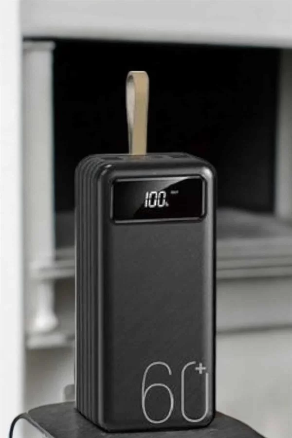 Powerbank 60.000 MAH 4 Portlu Uzun Şarj Süreli Dijital Göstergeli - Görsel 3