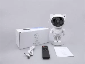 Çocuklara Özel Projeksiyon Astronot Lamba Speaker Sevimli