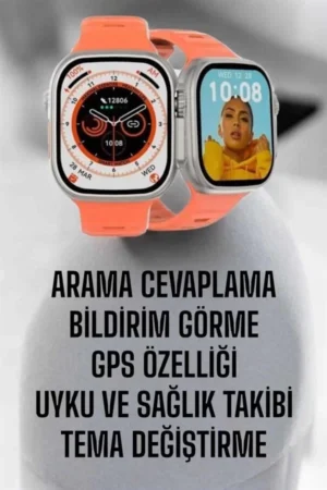 Akıllı Saat GPS, Sağlık Ve Uyku Takibi Arama Cevaplayan Bluetooth Bağlantılı