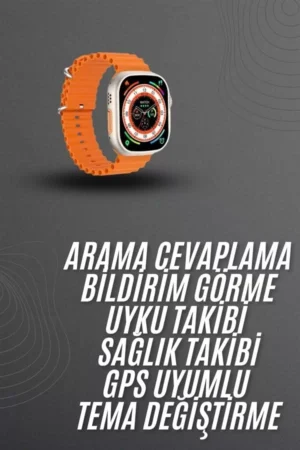 Akıllı Saat Arama Cevaplayan Bildirim Görme Yeni Nesil Bluetooth Bağlantılı