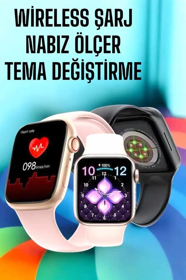 Akıllı Saat Amoled Ekran GPS ve Uyku Takibi Bluetooth Bağlantılı - Görsel 3