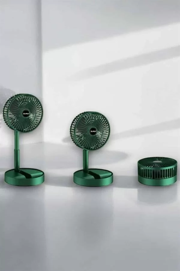 Soğutucu Vantilatör Telefon Standlı Mini Fan - Görsel 5