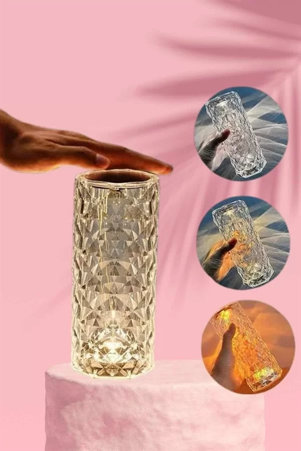 Sevgililer Gününe Özel Romantik Kristal Gece Lambası Sevgiliye Hediye - Görsel 3