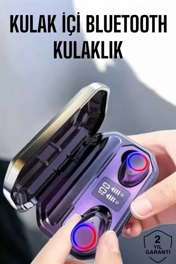 Bluetooth Kulaklık ANC Özelliği Yüksek Ses Kaliteli Uzun Pil Ömrü - Görsel 2