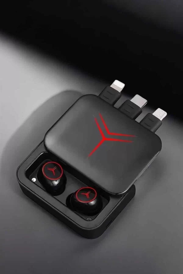 Powerbankli Kulaklık Bluetooth Bağlantılı Çoklu Bağlantı - Görsel 3