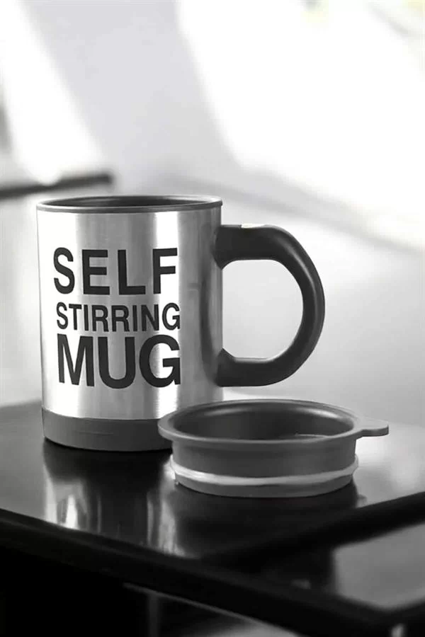 Mikser Kupa Yazılı Mug Bardak Karıştırma Özelliği - Görsel 5