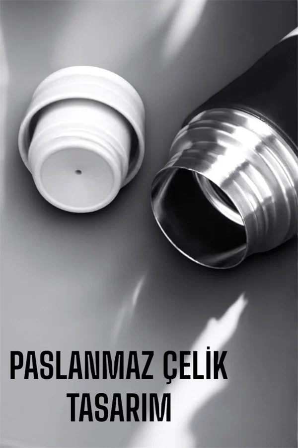 500 ml Kapasiteli Taşınabilir Basınçlı Termos Seti Günlük Kullanım için İdeal - Görsel 3