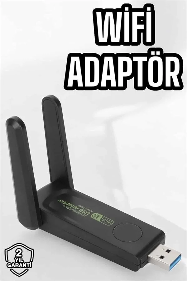 Dual Band Wifi Alıcı Adaptör USB 3.0 Destekli - Görsel 2