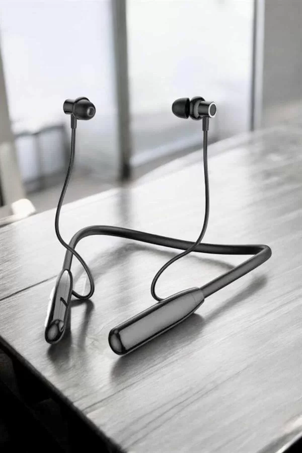 Boyun Bantlı Bluetooth Kulaklık Yüksek Ses Kaliteli 100 Saat Kulaklık - Görsel 5