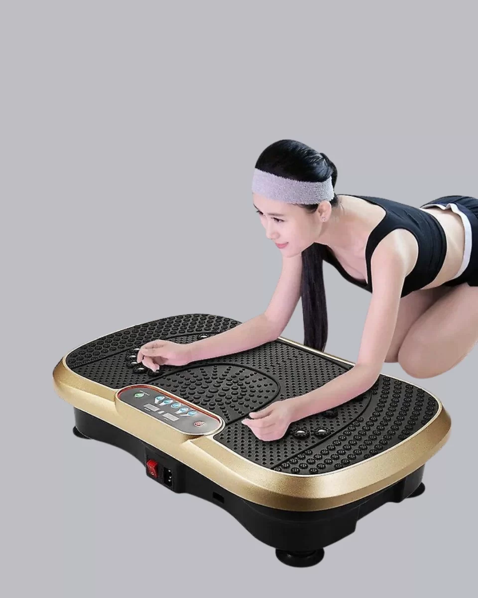 Evde Spor İçin Titreşimli Plate Fitness Platformu - Görsel 5