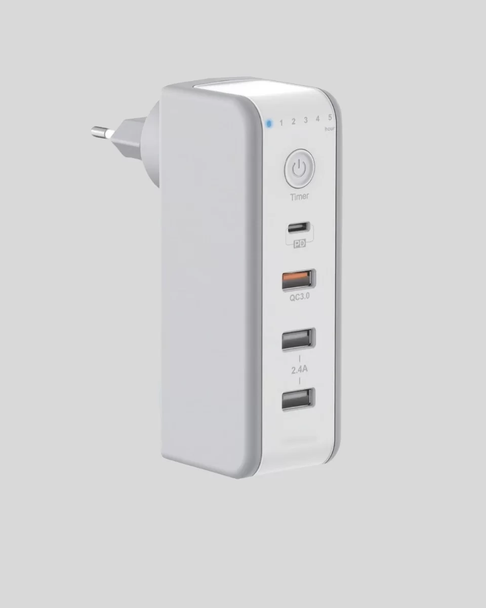 Hızlı Şarj Destekli Zaman Ayarlı USB Şarj Adaptörü - Görsel 4