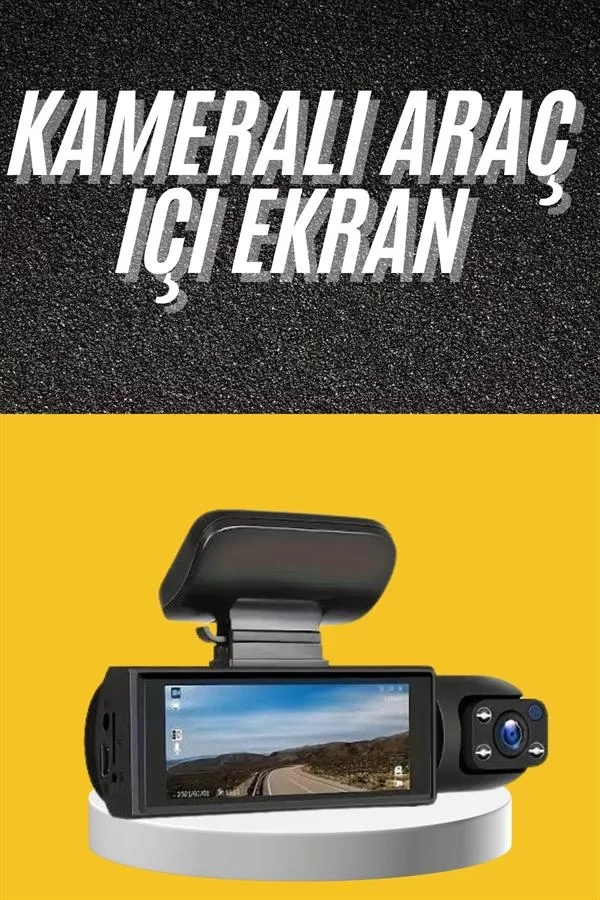 Sürüş Kamerası Video Kaydedici Hareket Algılama Gece Görüşlü - Görsel 2