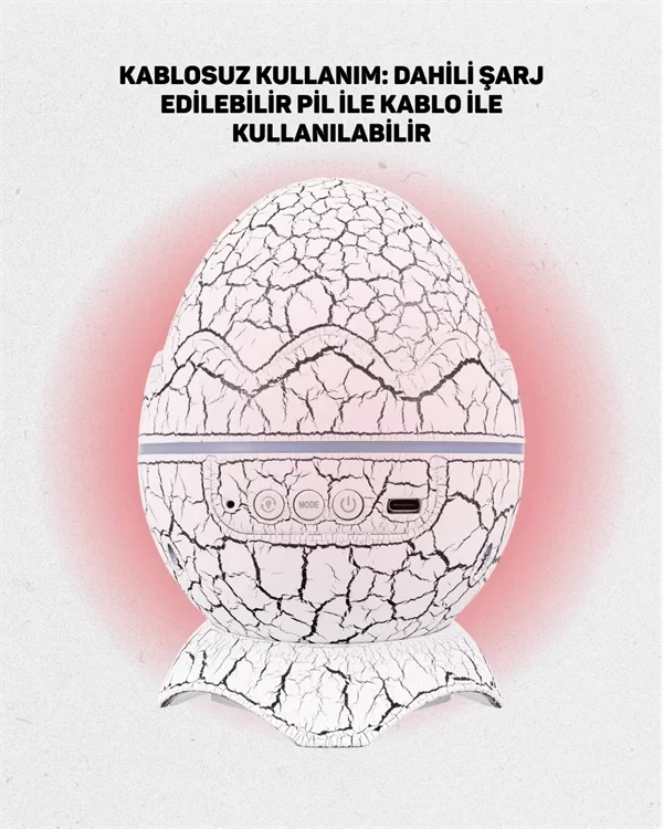 Ayarlanabilir Parlaklık ve Sis Efektli Atmosfer Lambası - Görsel 4