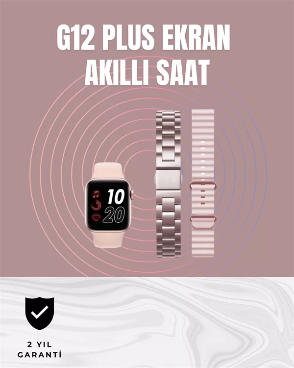 Titreşimli Bildirimli Akıllı Saat – Nabız, GPS, Spor Modları, Telefon Eşleştirme Özellikli - Görsel 2