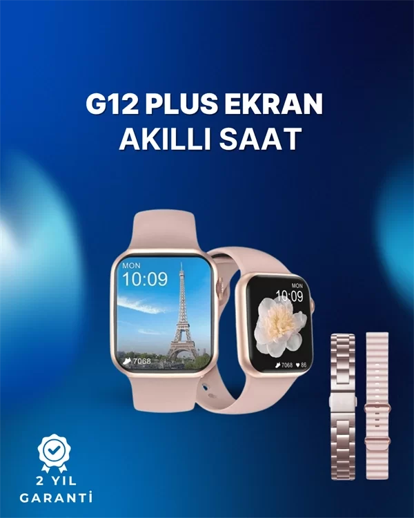 GPS Destekli Akıllı Saat – Nabız, Uyku ve Adım Takibi, Sesli Görüşme, Suya Dayanıklı Tasarım - Görsel 2