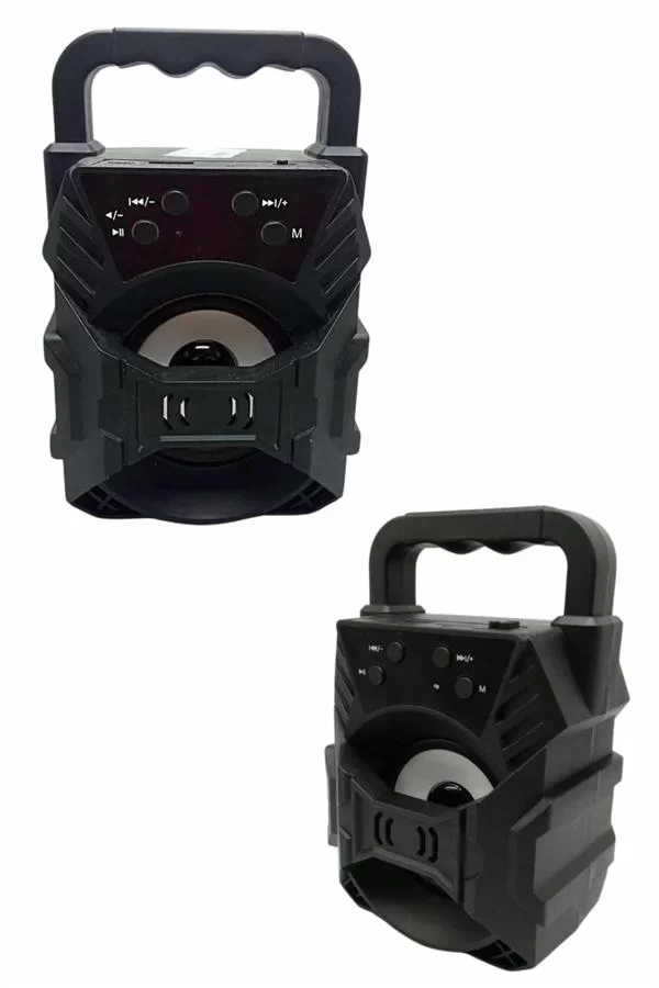 Işıklı Bluetooth Hoparlör Ses Bombası Taşınabilir Yüksek Ses Kaliteli Radyo Özelliği - Görsel 4