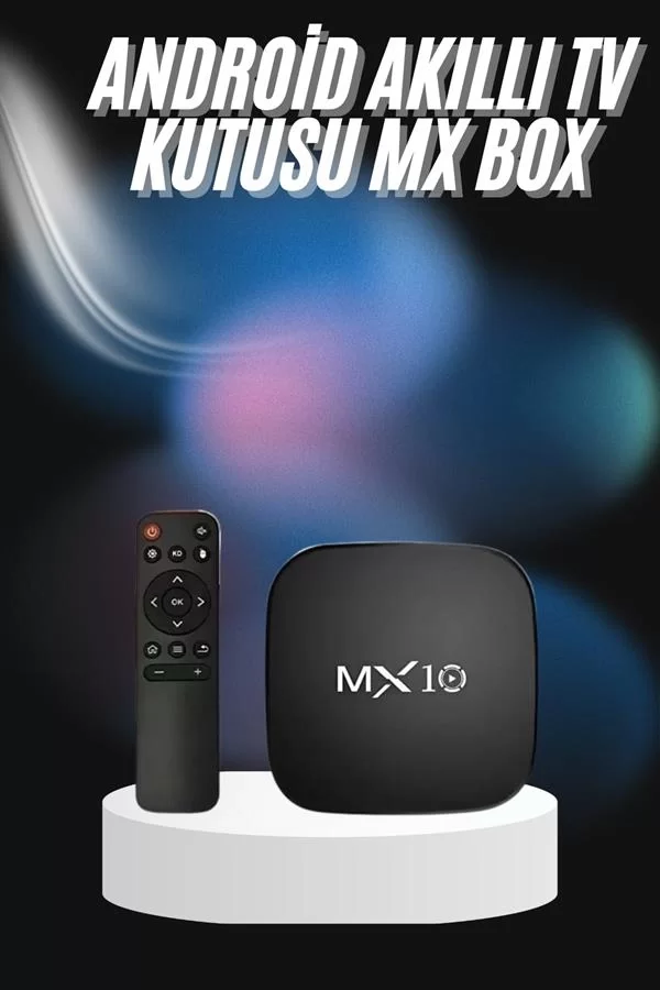 2.4G Wifi Tv Box Medya Oynatıcı TV Uyumlu MX Box Kutusu Android TV - Görsel 2