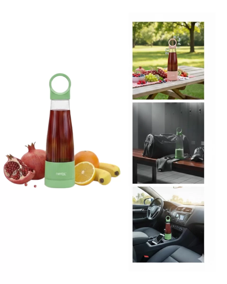 Ev Dışı Kullanıma Uygun Taşınabilir Smoothie Makinesi - Görsel 4