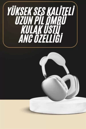 2025 Model Kulak Üstü Kablosuz Bluetooth Kulaklık Gürültü Azalta Uzun Pil
