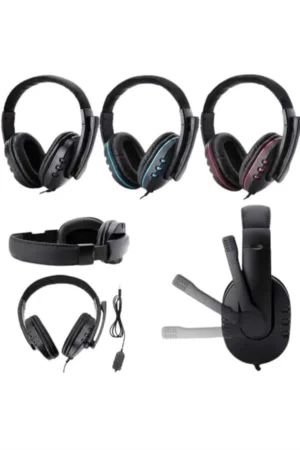 Mikrofonlu Gamer Kulaklık Oyuncu Kulaklığı Yüksek Ses Kaliteli Stereo Yumuşak Yastıklar