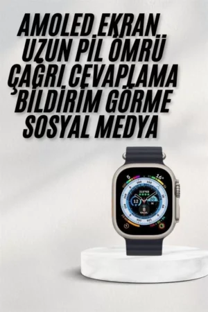 2025 Yeni Model Akıllı Saat Android ve İOS Uyumlu Çağrı Cevaplama