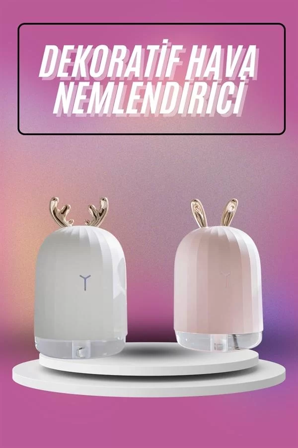 Hava Nemlendirici Ultrasonik Aromaterapi Difüzör Tavşan Nemlendirici - Görsel 2