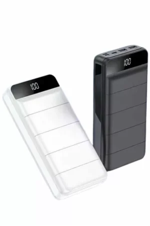 Powerbank 50.000 Mah Dijital Göstergeli Taşınabilir 4 Portlu Hızlı Powerbank