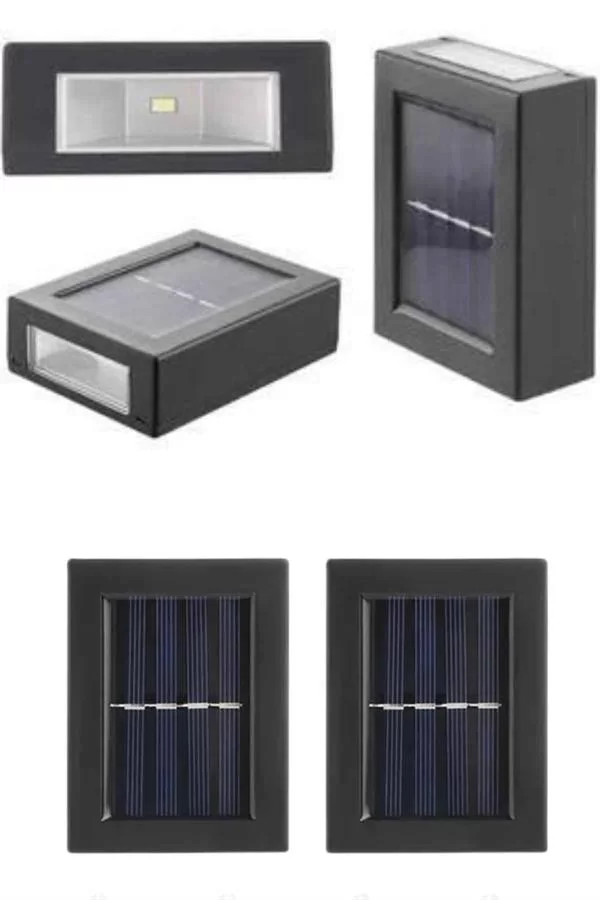 Solar Güneş Enerjili Çift Taraflı Duvar Lambası Çift Taraflı Duvar Lamba Güneş Enerjili - Görsel 3