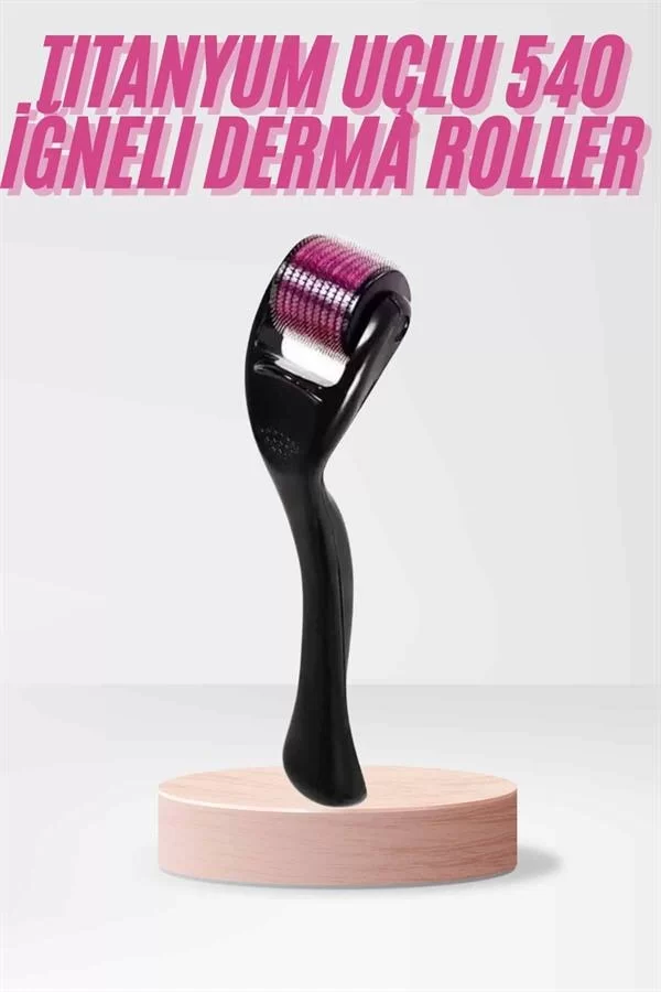 540 Iğneli Derma Roller 1Mm Titanyum Uçlu Saç Kaş Serum Kullanımına Uygun - Görsel 2