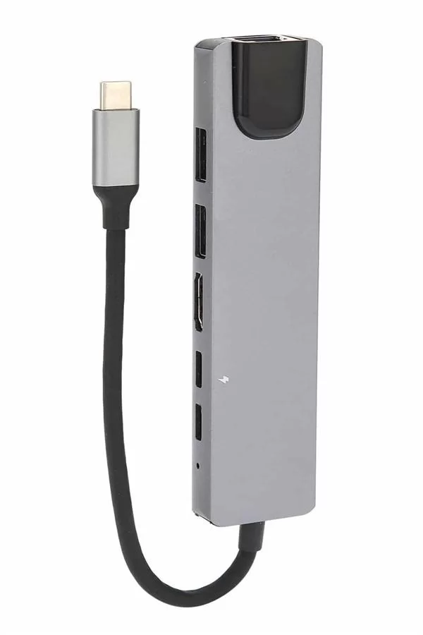 8 Port Çoklayıcı Macbook Ile Uyumlu Çoğaltıcı Type-C dönüştürücü TF SD kart - Görsel 5