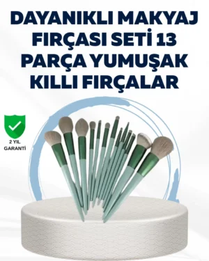 Profesyonel Kullanıma Uygun 13 Parça Makyaj Fırçası Takımı Fiber Kıllı