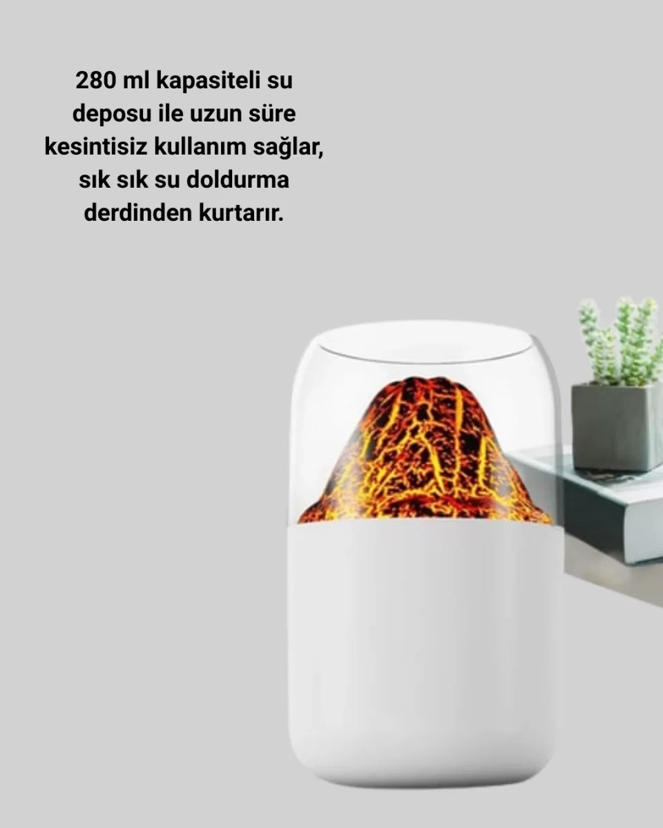 Su Hazneli LED Işıklı Aromaterapi Difüzörü - Görsel 3
