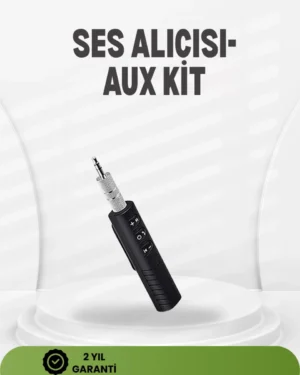 Kablosuz Ses Çözümü – 3.5mm Jaklı Bluetooth Müzik Alıcısı