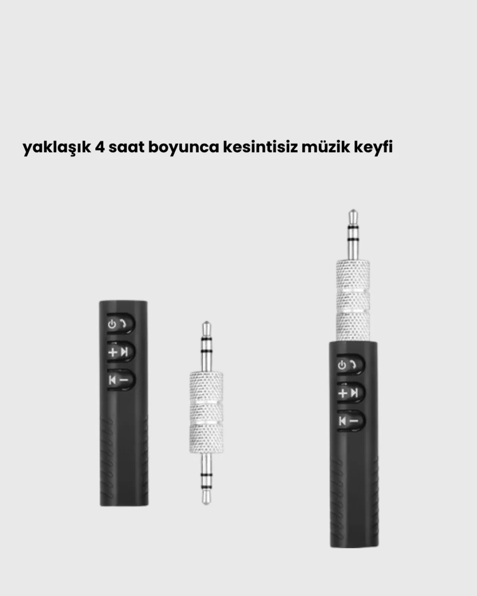 Taşınabilir Bluetooth 4.1 Ses Adaptörü – 10 Metre Çekim Mesafesi - Görsel 4
