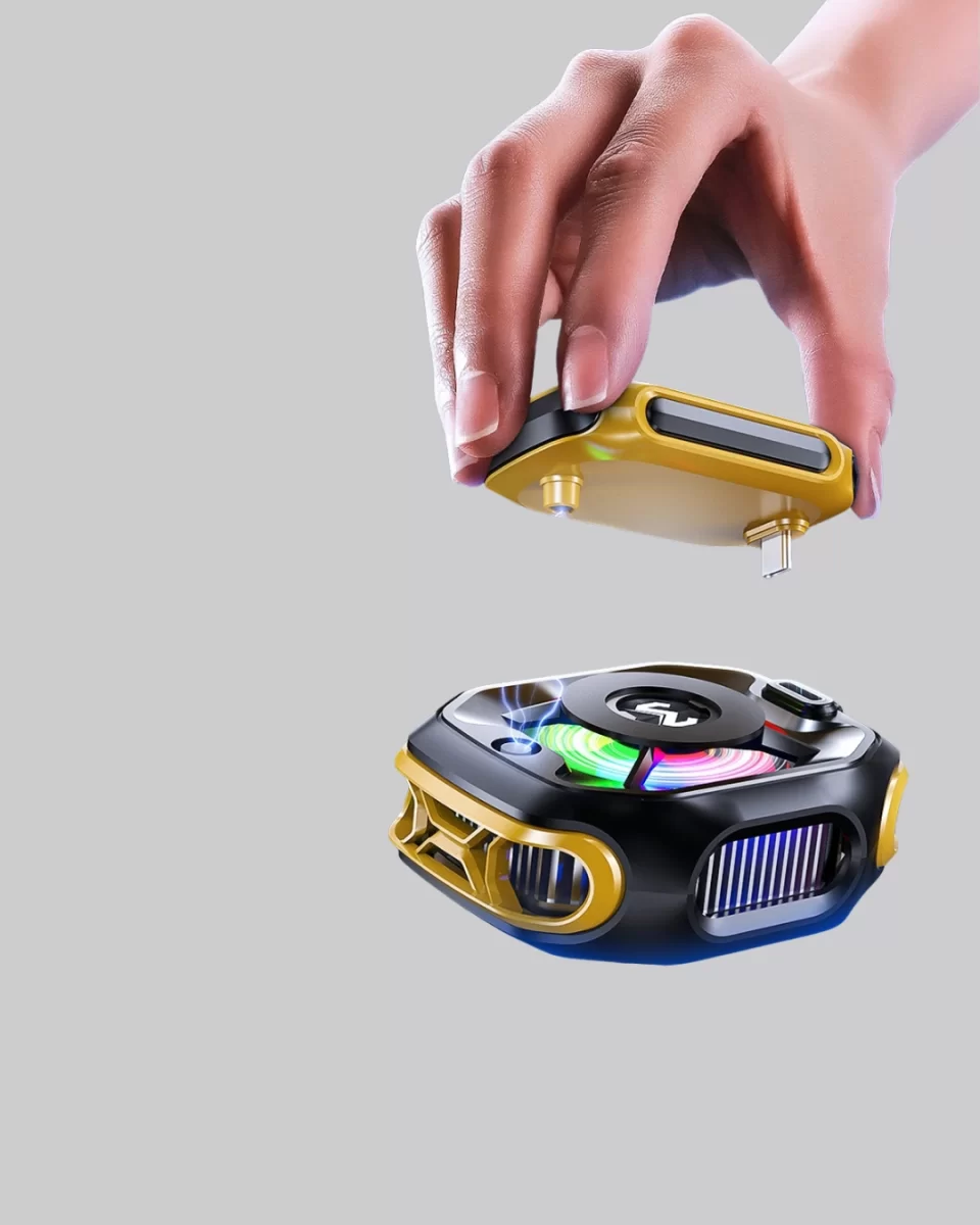 2000mAh Bataryalı Kablosuz Taşınabilir Cihaz Soğutucu - Görsel 5