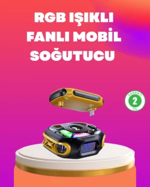 Type-C Girişli AI Modlu Yüksek Performanslı Telefon Soğutucu