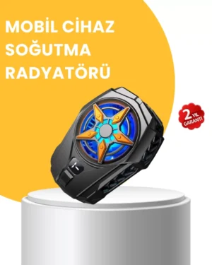 Dijital Göstergeli Evrensel Telefon Soğutma Fanı