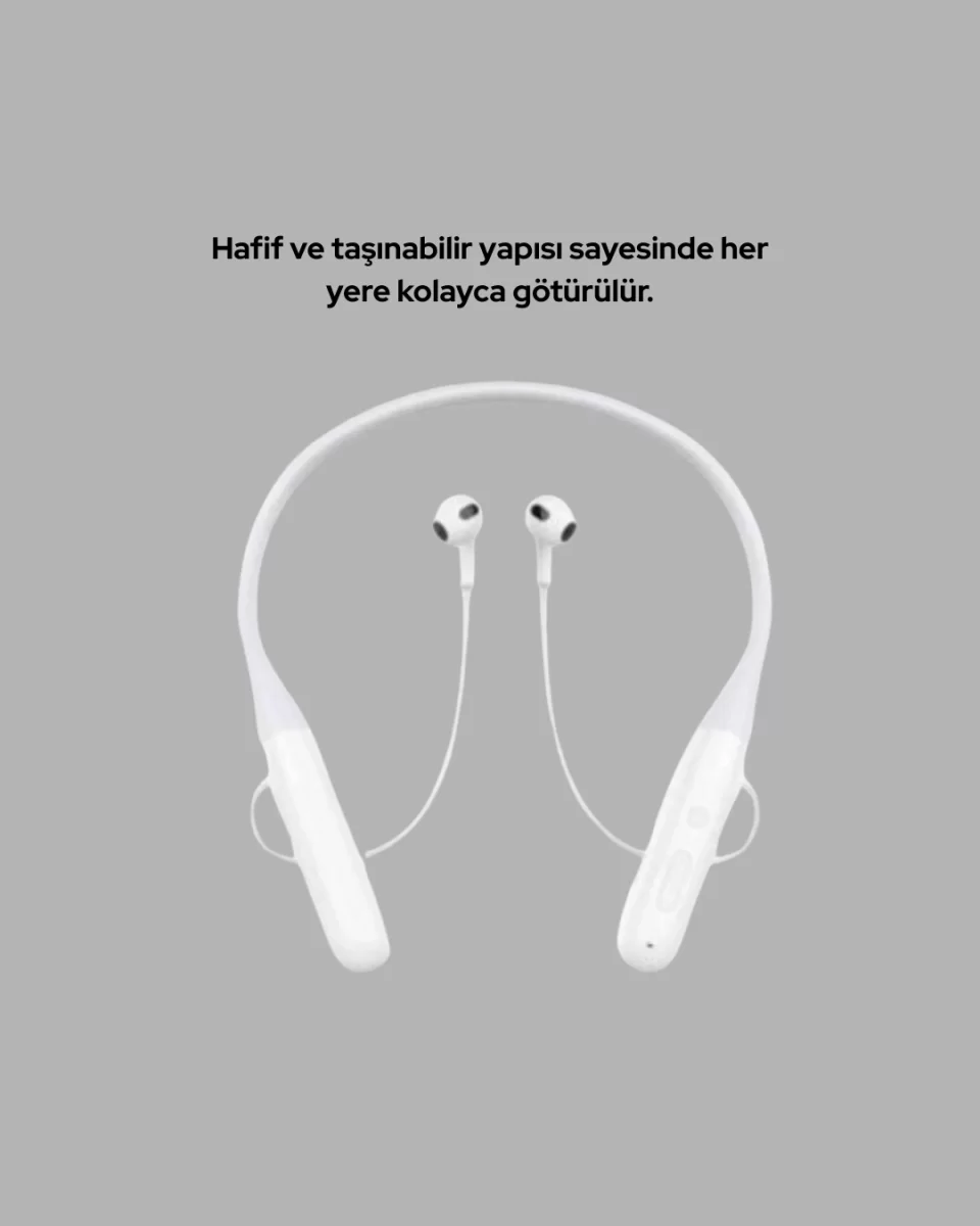 Spor ve Günlük Kullanım İçin 100 Saatlik Kablosuz Kulaklık - Görsel 3