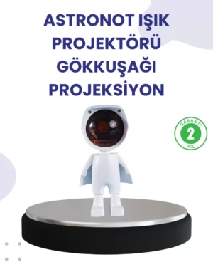 Dekoratif Gün Batımı Işığı – Astronot Figürlü