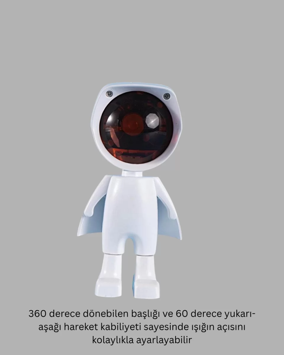 Dekoratif Gün Batımı Işığı – Astronot Figürlü - Görsel 2