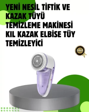 Pamuk Tiftik Tüy Temizleme Makinesi 5W – 3 Bıçaklı Sistem