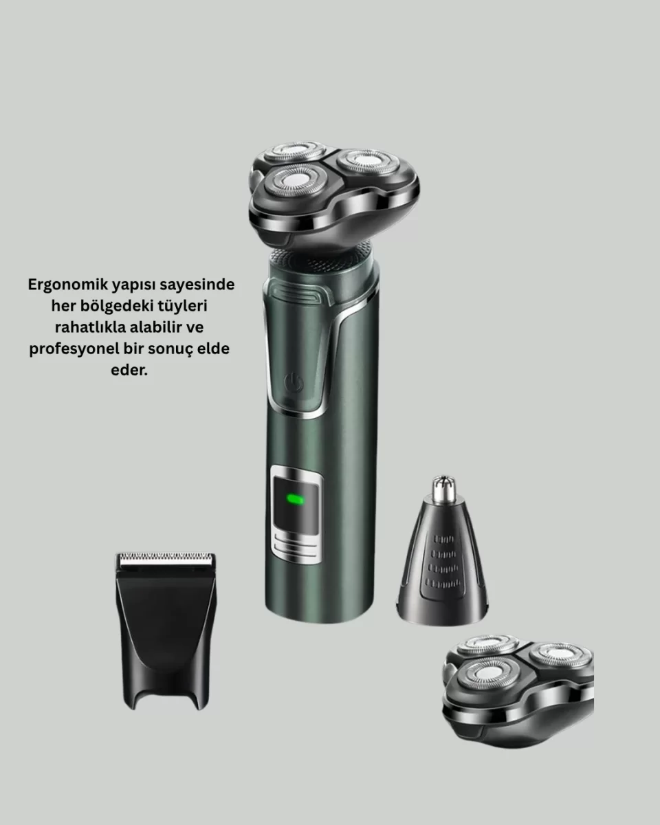 Kuru Kullanıma Uygun Erkek Tıraş Makinesi - Görsel 4