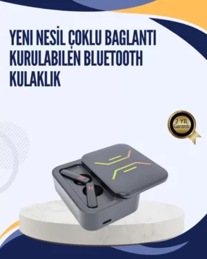 Bluetooth V5.0 TWS Kulaklık – 3 Saat Kesintisiz Kullanım