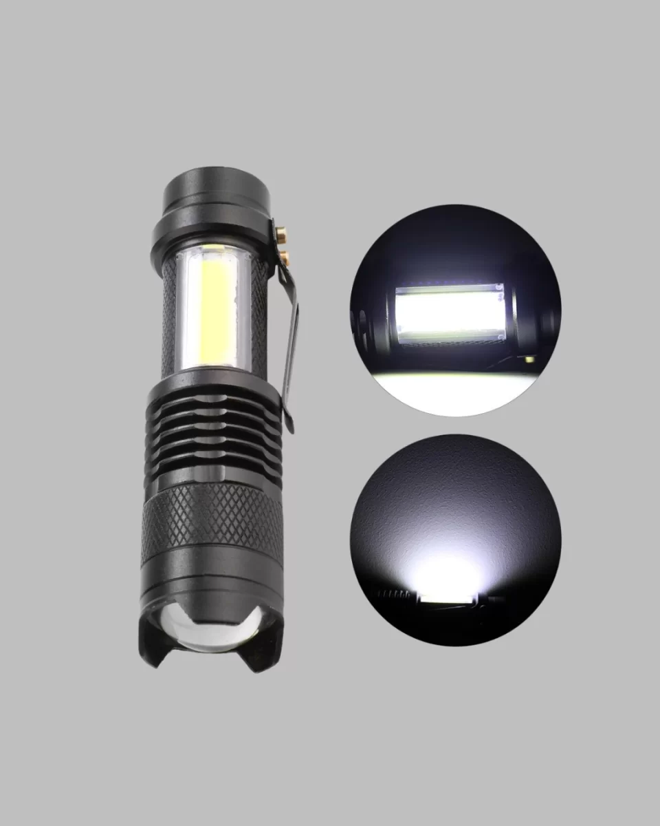 4 Modlu USB Şarjlı LED El Feneri Kamp ve Outdoor - Görsel 5