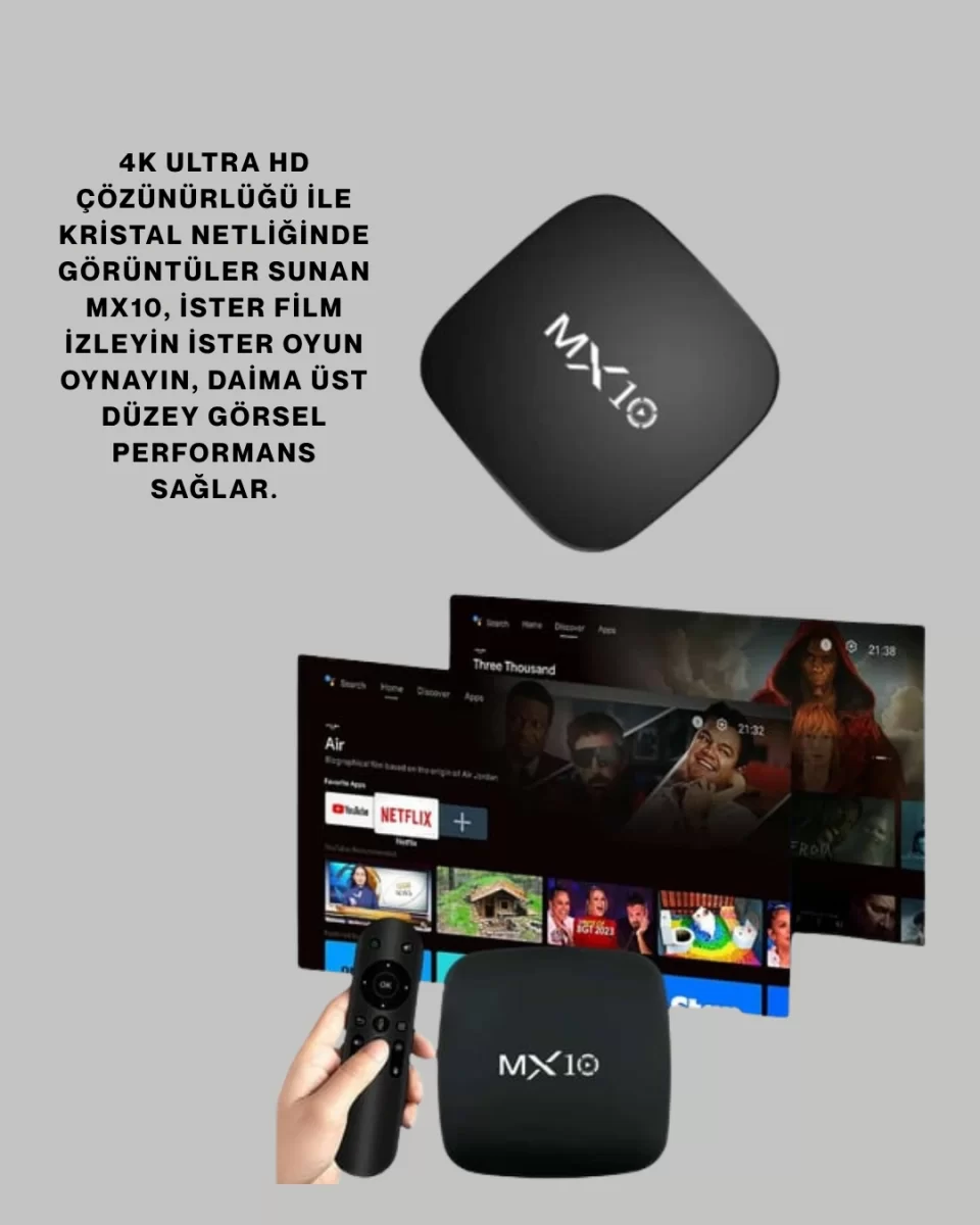 2 GB RAM 8 GB Hafıza 4K Video Destekli Android Medya Cihazı - Görsel 2